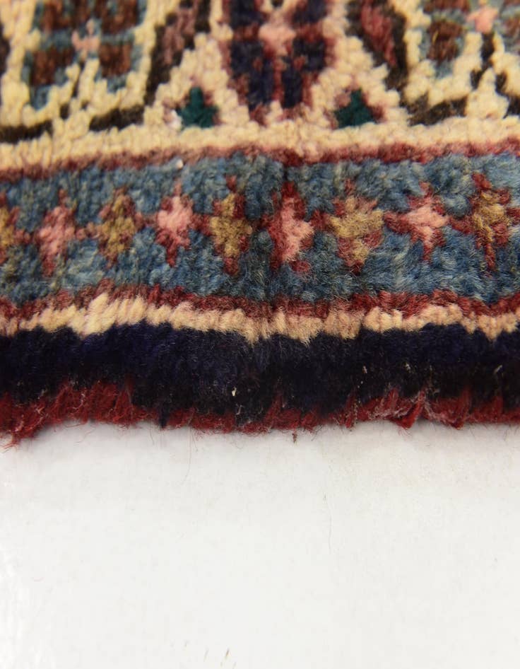 Detail image of 3' 5 x 10' 5  Hand Knotted Farahan Persian Wool Runner Rug