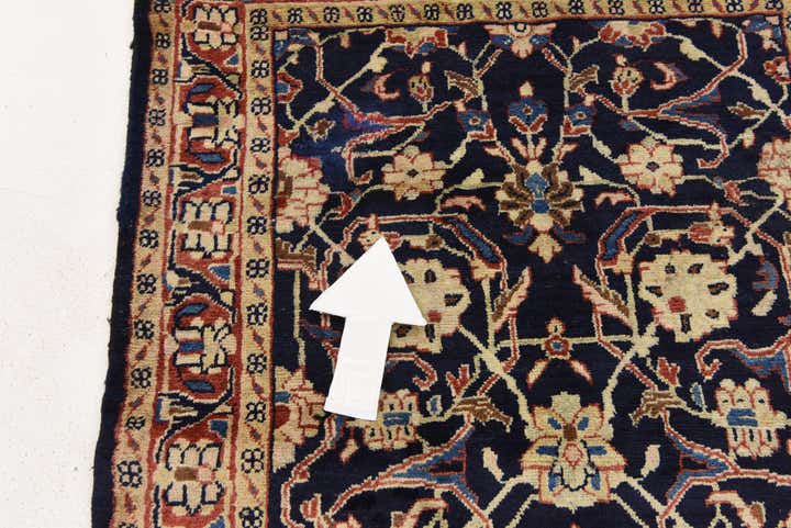 3' 9 x 10' Hand Knotted Farahan Persian Wool Runner Rug