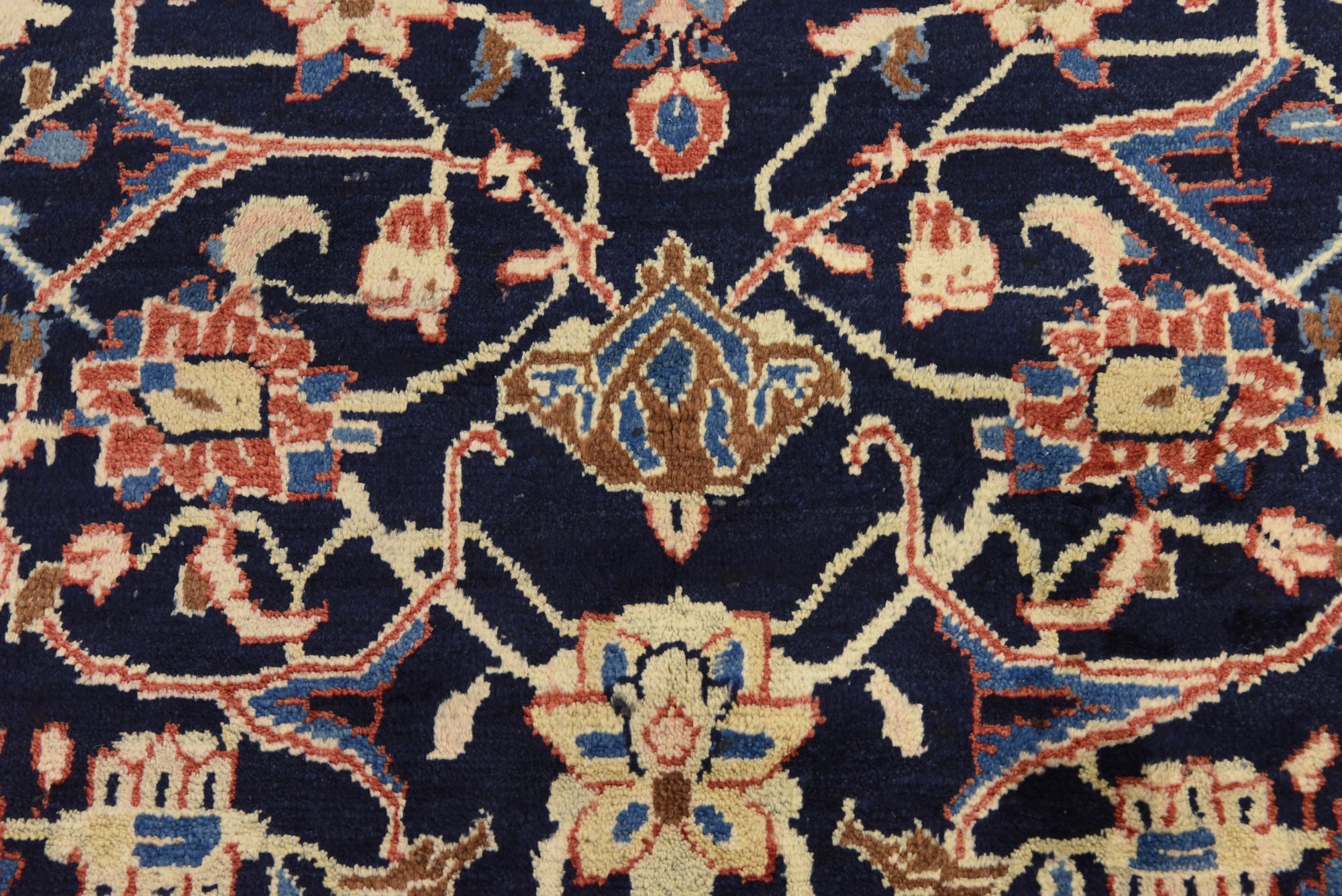 3' 9 x 10' Hand Knotted Farahan Persian Wool Runner Rug