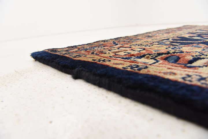 3' 9 x 10' Hand Knotted Farahan Persian Wool Runner Rug