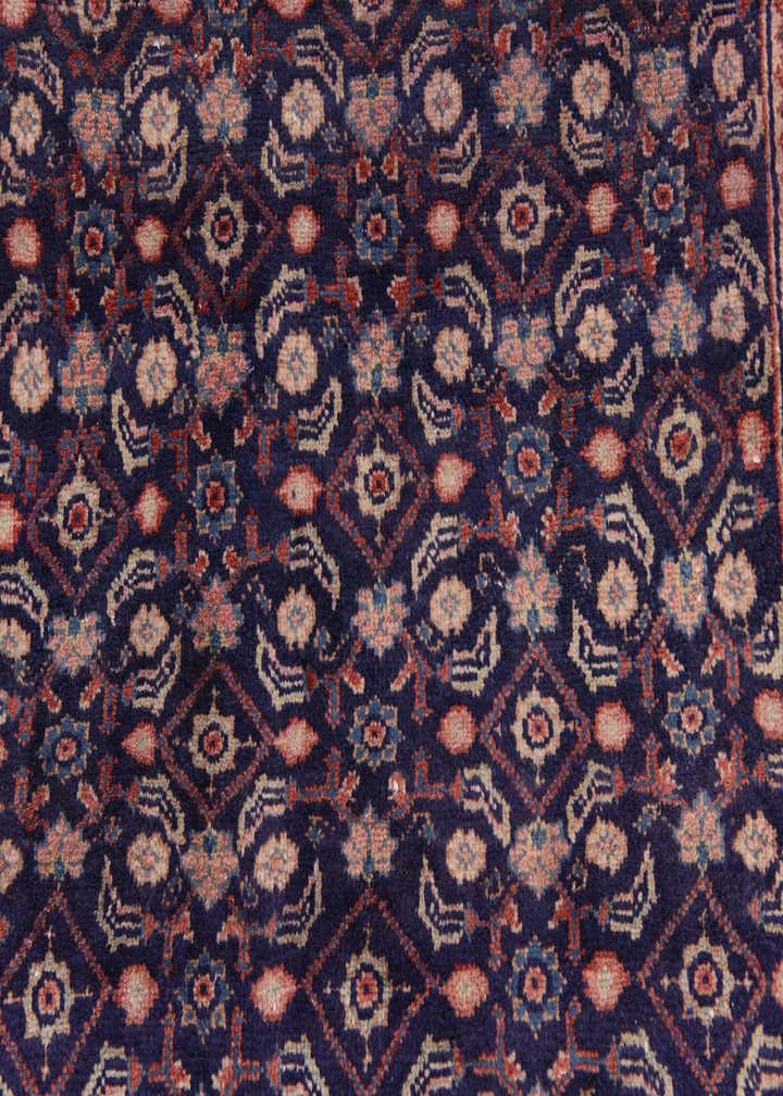 3' 8 x 10' 5 Hand Knotted Farahan Persian Wool Runner Rug