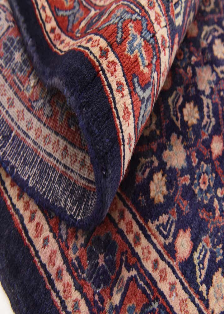 3' 8 x 10' 5 Hand Knotted Farahan Persian Wool Runner Rug