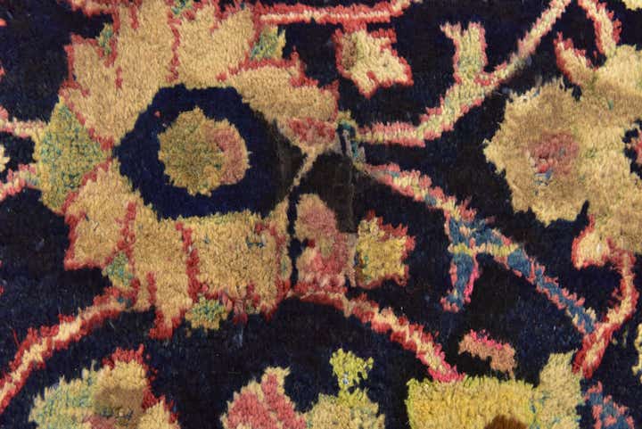 3' 10 x 9' Hand Knotted Farahan Persian Wool Runner Rug