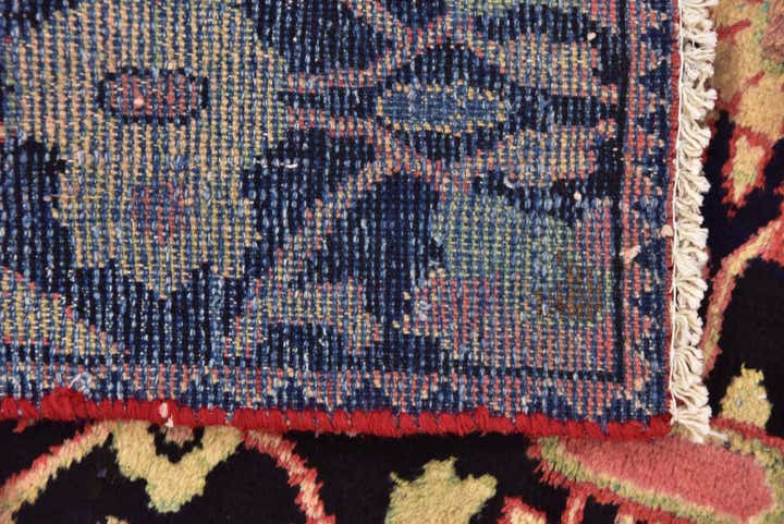 3' 10 x 9' Hand Knotted Farahan Persian Wool Runner Rug