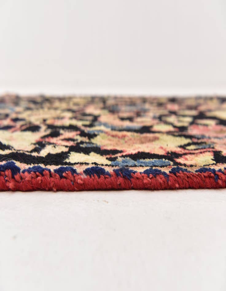 Detail image of 3' 10 x 9' Hand Knotted Farahan Persian Wool Runner Rug