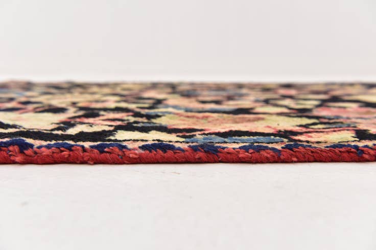 Detail image of 3' 10 x 9' Hand Knotted Farahan Persian Wool Runner Rug