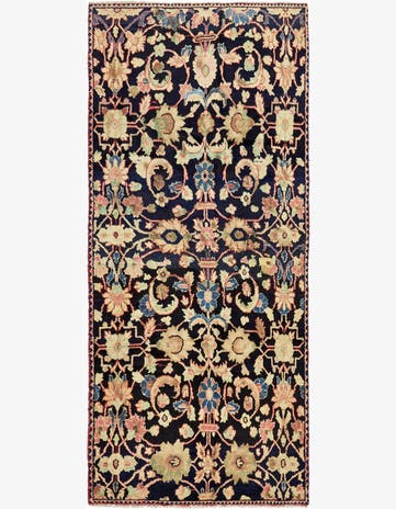 3' 10 x 9' Hand Knotted Farahan Persian Wool Runner Rug