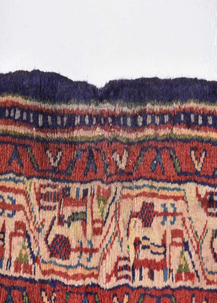 3' 6 x 10' 2 Hand Knotted Farahan Persian Wool Runner Rug