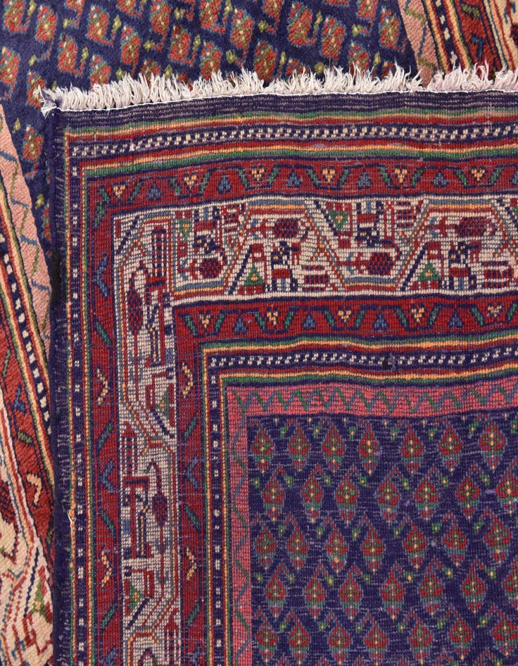 Detail image of 3' 6 x 10' 2  Hand Knotted Farahan Persian Wool Runner Rug