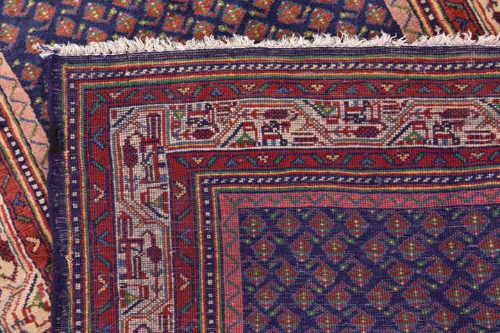 3' 6 x 10' 2 Hand Knotted Farahan Persian Wool Runner Rug