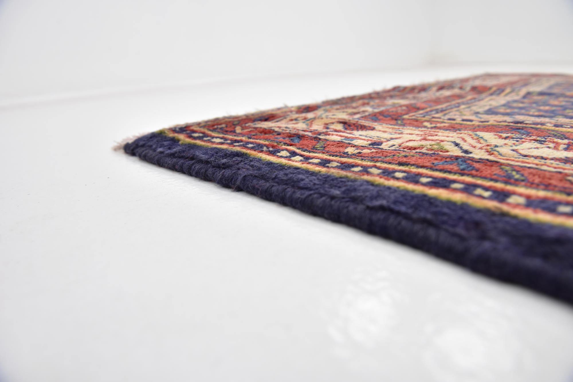 3' 6 x 10' 2 Hand Knotted Farahan Persian Wool Runner Rug