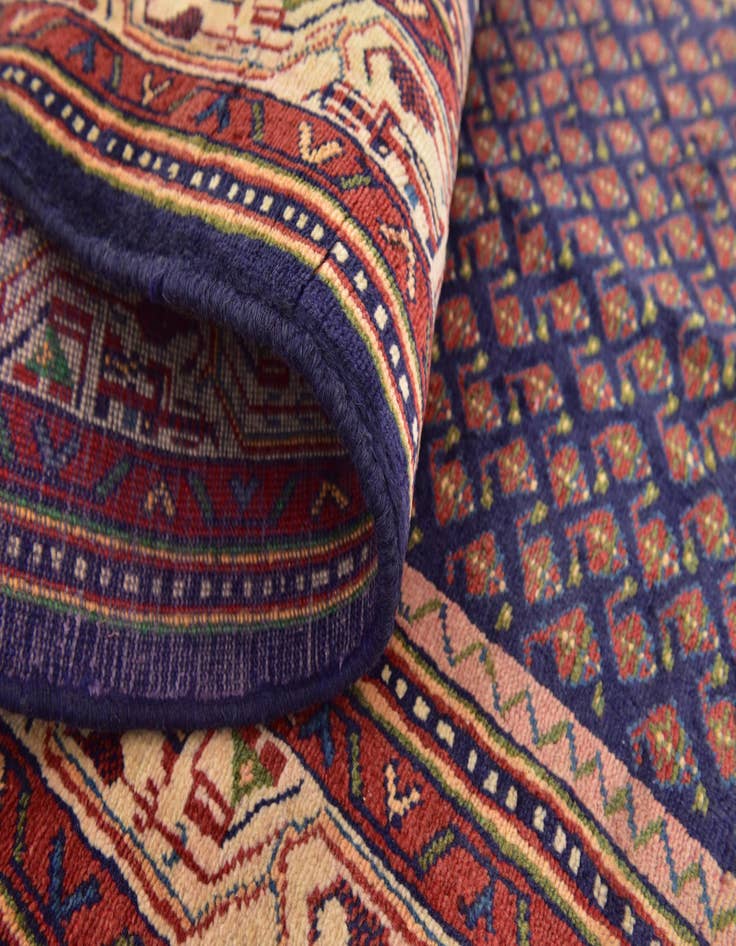 Detail image of 3' 6 x 10' 2  Hand Knotted Farahan Persian Wool Runner Rug