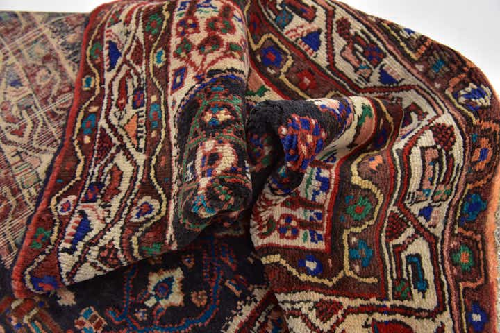 3' 7 x 9' 7 Hand Knotted Farahan Persian Wool Runner Rug