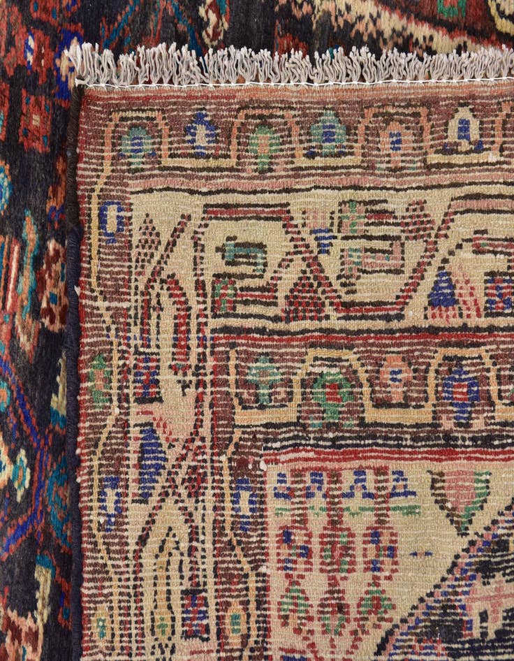 Detail image of 3' 7 x 9' 7  Hand Knotted Farahan Persian Wool Runner Rug