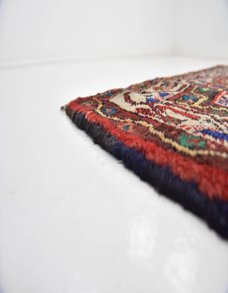 Detail image of 3' 7 x 9' 7  Hand Knotted Farahan Persian Wool Runner Rug