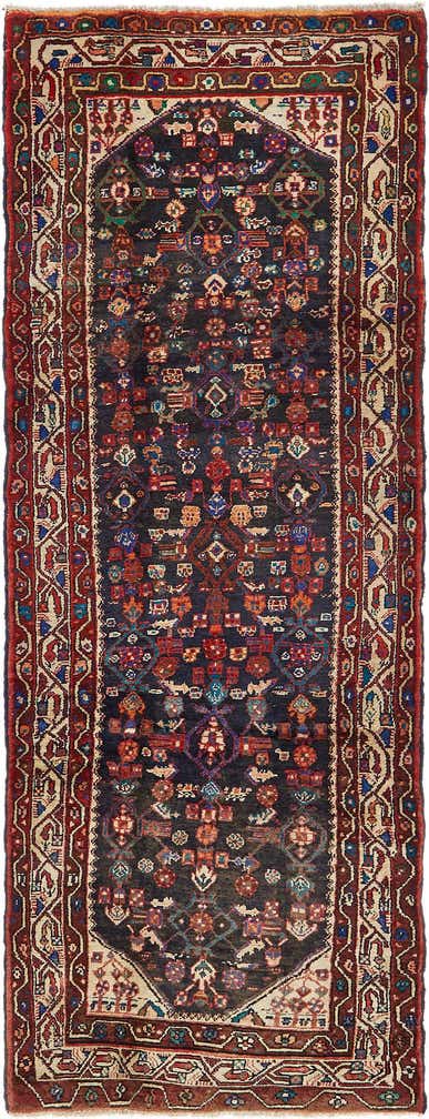3' 7 x 9' 7 Hand Knotted Farahan Persian Wool Runner Rug