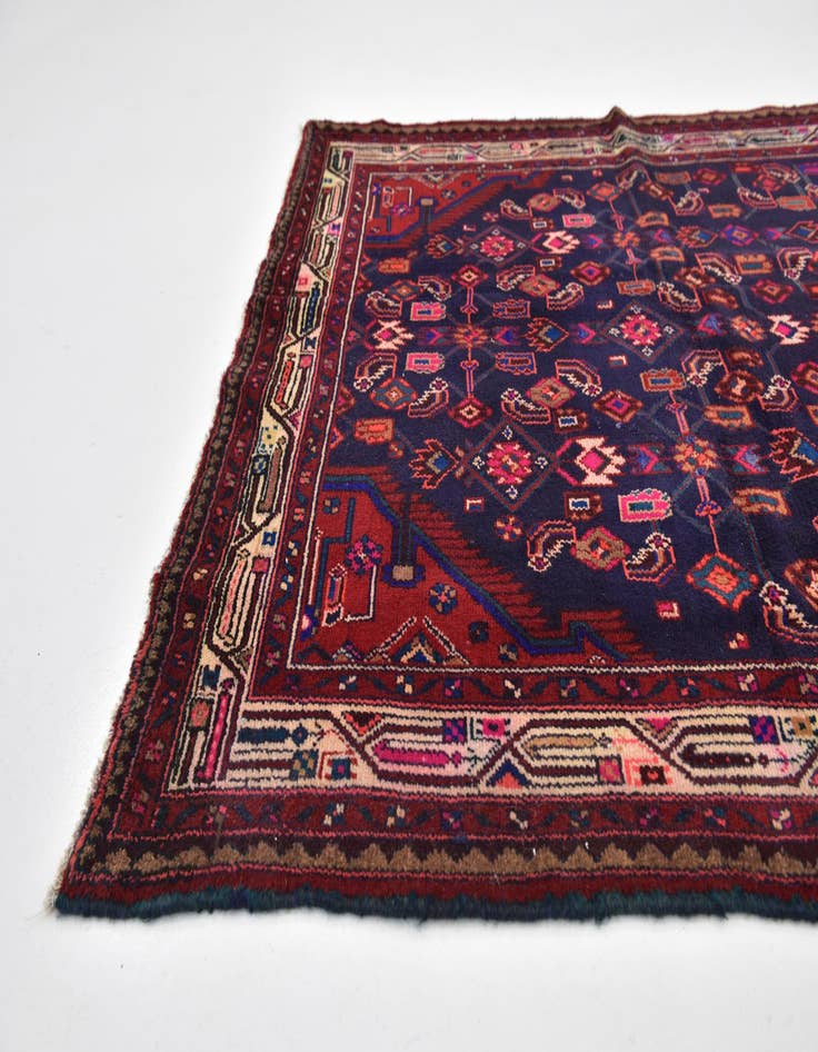 Detail image of 4' 8 x 9' 5  Hand Knotted Farahan Persian Wool Runner Rug