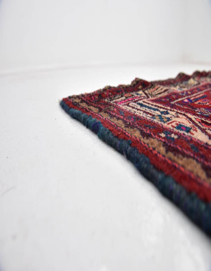 Detail image of 4' 8 x 9' 5  Hand Knotted Farahan Persian Wool Runner Rug