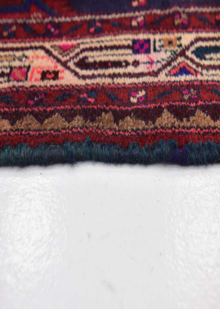 4' 8 x 9' 5 Hand Knotted Farahan Persian Wool Runner Rug