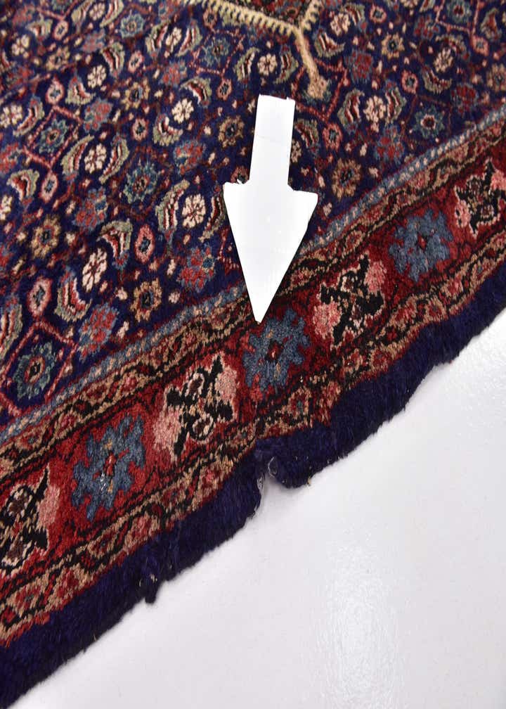 4' 5 x 9' 4 Hand Knotted Farahan Persian Wool Runner Rug