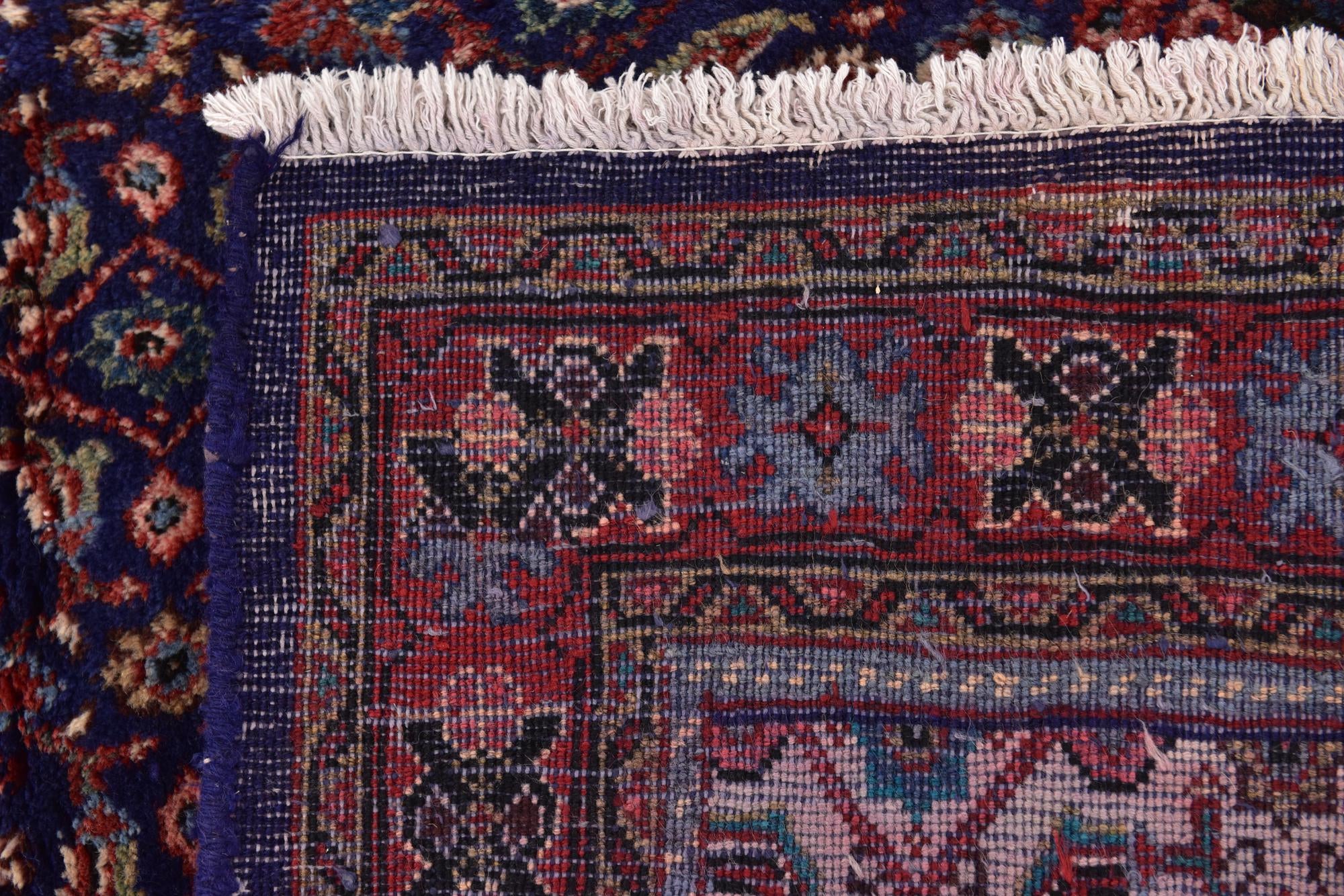 4' 5 x 9' 4 Hand Knotted Farahan Persian Wool Runner Rug