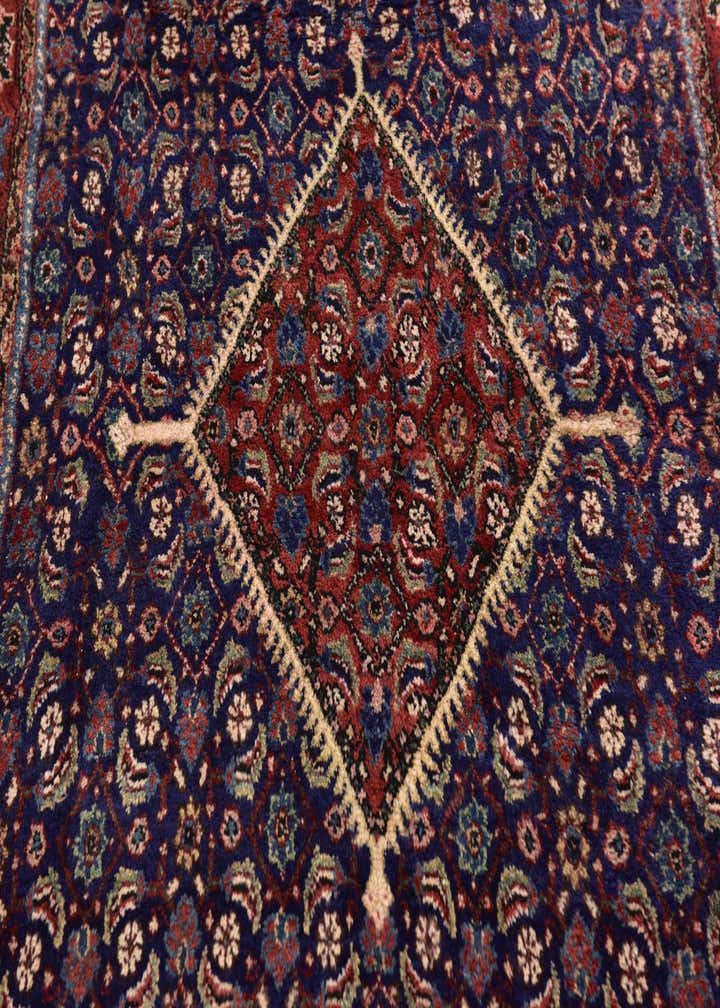 4' 5 x 9' 4 Hand Knotted Farahan Persian Wool Runner Rug