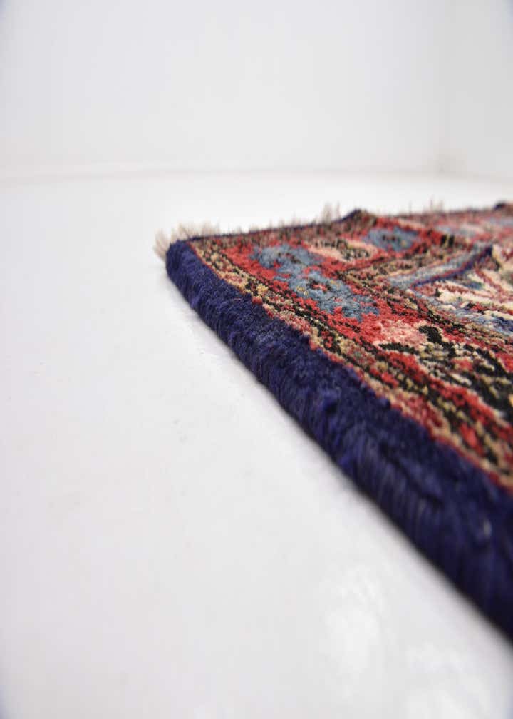4' 5 x 9' 4 Hand Knotted Farahan Persian Wool Runner Rug