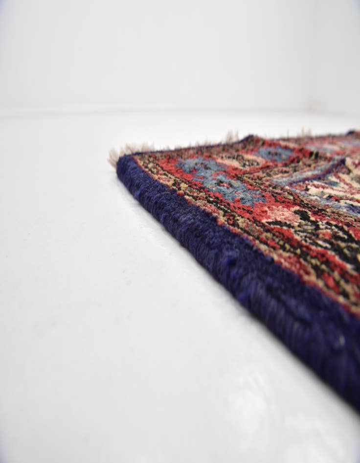 Detail image of 4' 5 x 9' 4  Hand Knotted Farahan Persian Wool Runner Rug