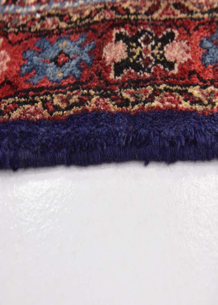 4' 5 x 9' 4 Hand Knotted Farahan Persian Wool Runner Rug