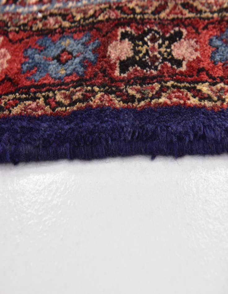 Detail image of 4' 5 x 9' 4  Hand Knotted Farahan Persian Wool Runner Rug