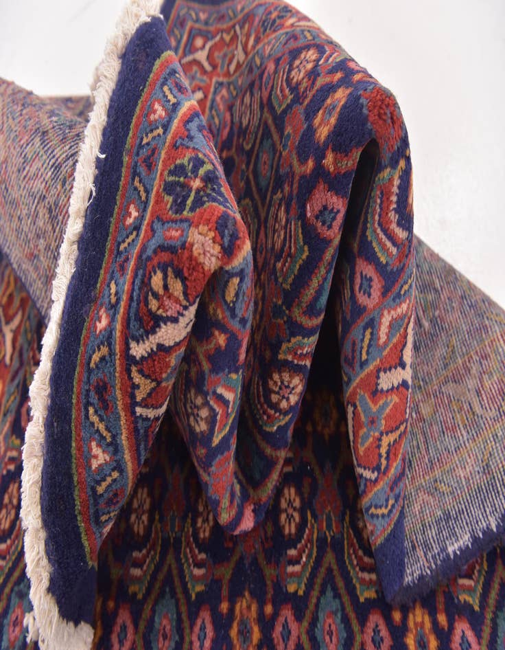 Detail image of 3' 7 x 10' 8  Hand Knotted Farahan Persian Wool Runner Rug