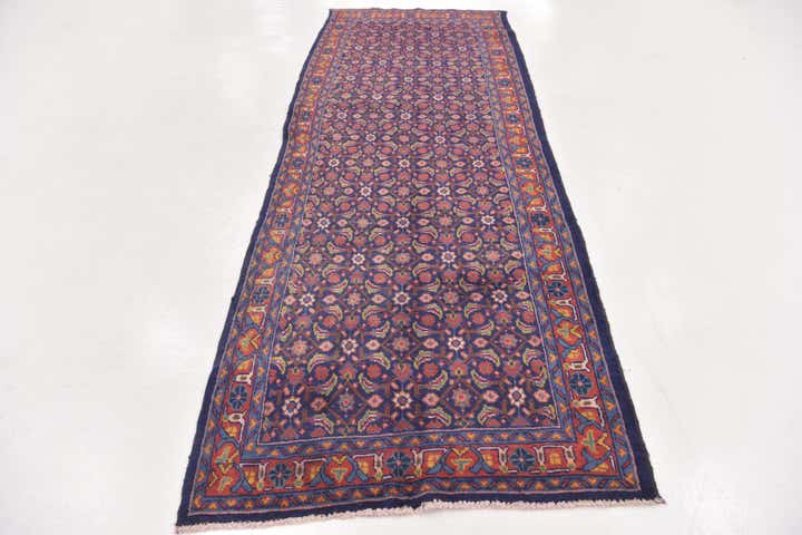 3' 10 x 10' 8 Hand Knotted Farahan Persian Wool Runner Rug