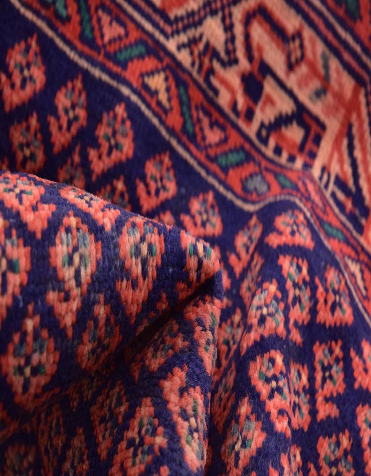 Detail image of 3' 5 x 9' 9  Hand Knotted Farahan Persian Wool Runner Rug