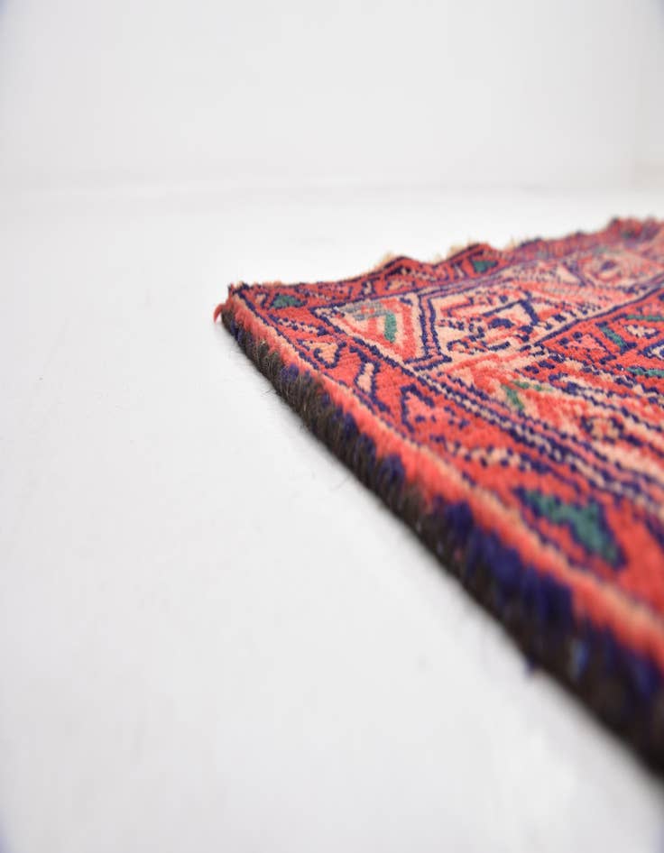 Detail image of 3' 5 x 9' 9  Hand Knotted Farahan Persian Wool Runner Rug