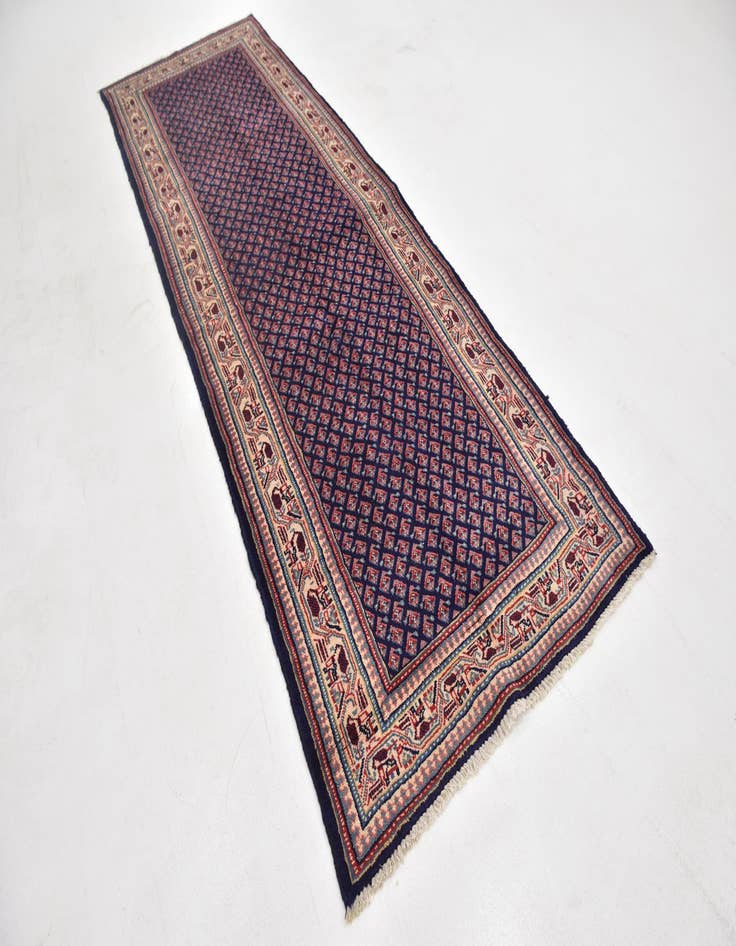 Detail image of 3' 7 x 10' 7  Hand Knotted Farahan Persian Wool Runner Rug