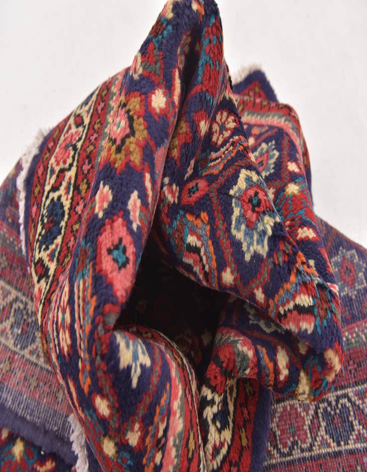 Detail image of 4' x 10' 3  Hand Knotted Farahan Persian Wool Runner Rug