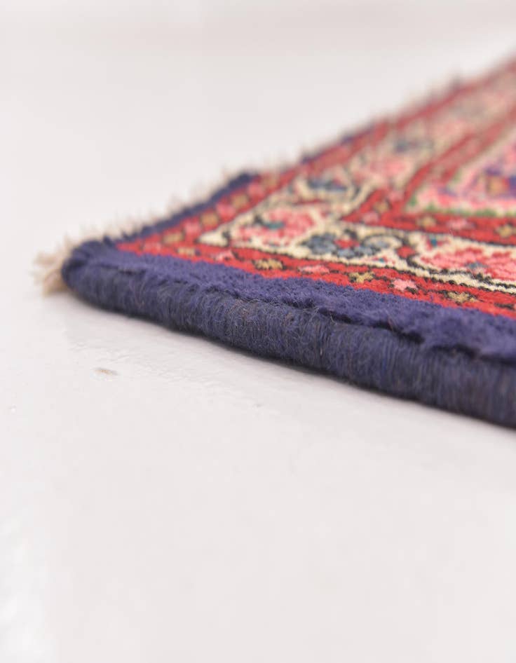 Detail image of 4' x 10' 3  Hand Knotted Farahan Persian Wool Runner Rug