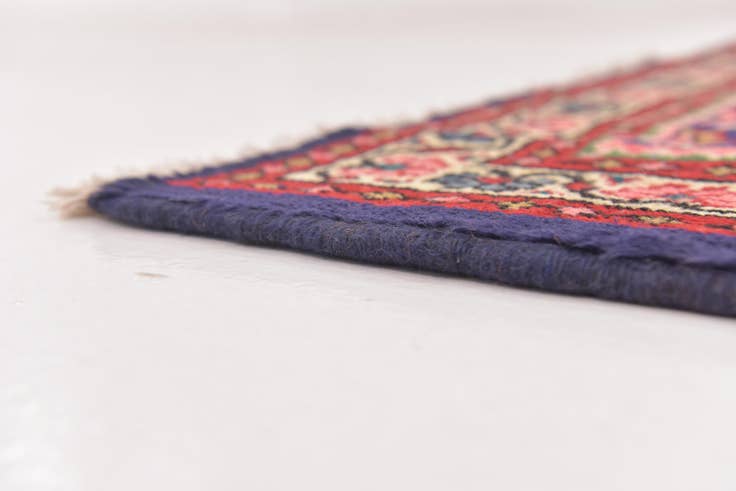 Detail image of 4' x 10' 3 Hand Knotted Farahan Persian Wool Runner Rug