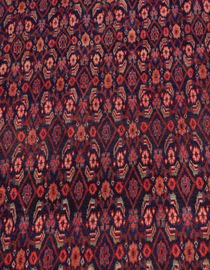 Detail image of 4' 9 x 9' 7 Hand Knotted Farahan Persian Wool Runner Rug