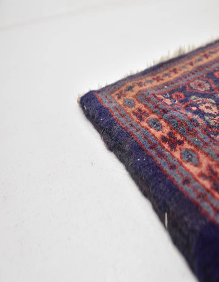 Detail image of 4' 9 x 9' 7 Hand Knotted Farahan Persian Wool Runner Rug