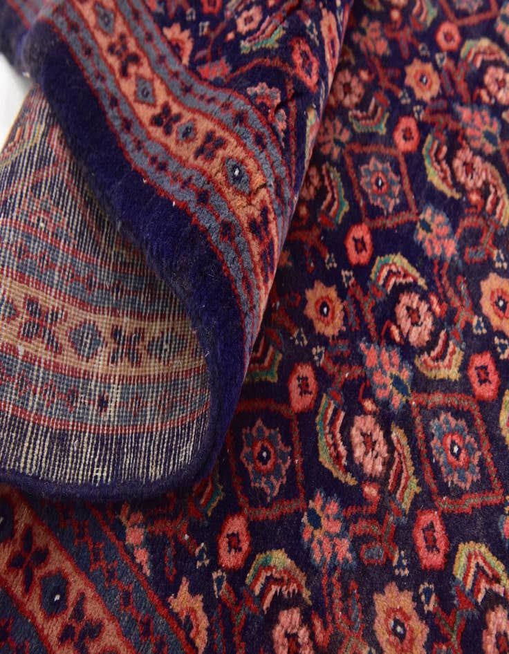 Detail image of 4' 9 x 9' 7 Hand Knotted Farahan Persian Wool Runner Rug