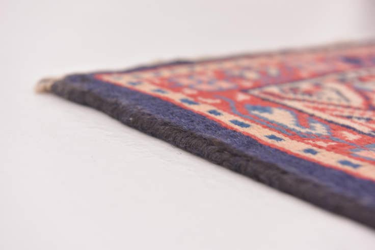Detail image of 3' 5 x 10' 2 Hand Knotted Farahan Persian Wool Runner Rug