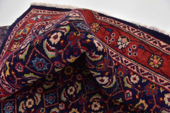 4' 6 x 10' 3 Hand Knotted Farahan Persian Wool Runner Rug