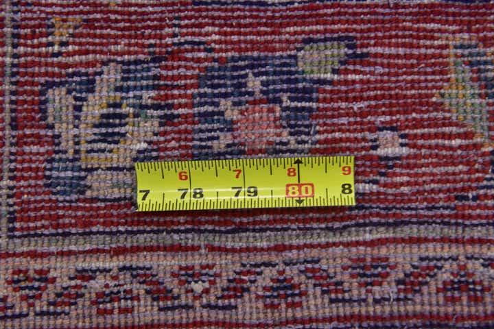 4' 6 x 10' 3 Hand Knotted Farahan Persian Wool Runner Rug