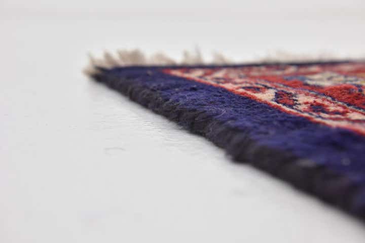4' 6 x 10' 3 Hand Knotted Farahan Persian Wool Runner Rug
