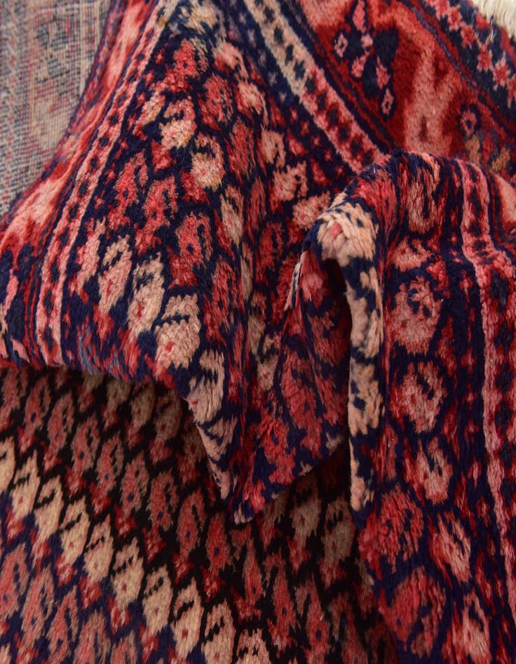 Detail image of 3' 8 x 10' 7  Hand Knotted Farahan Persian Wool Runner Rug