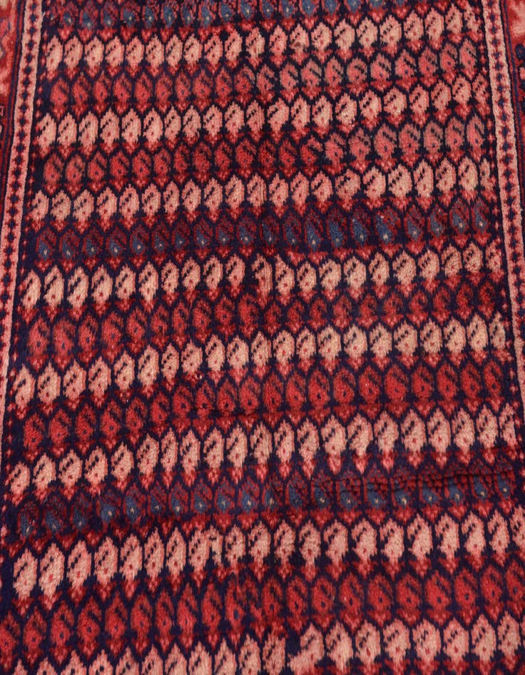 Detail image of 3' 8 x 10' 7  Hand Knotted Farahan Persian Wool Runner Rug