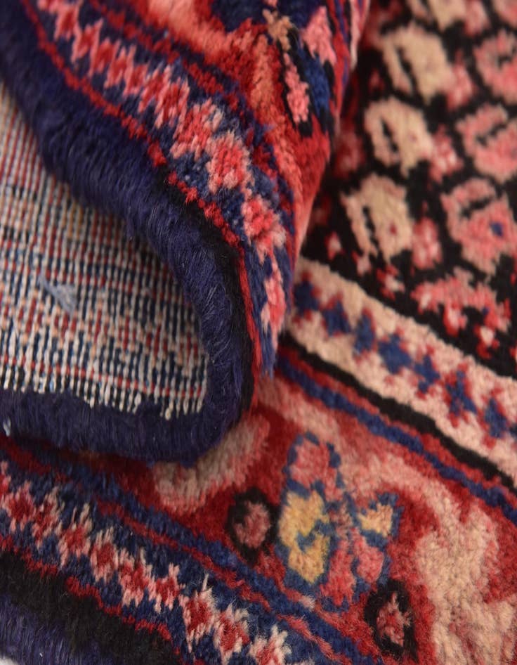 Detail image of 3' 8 x 10' 7  Hand Knotted Farahan Persian Wool Runner Rug