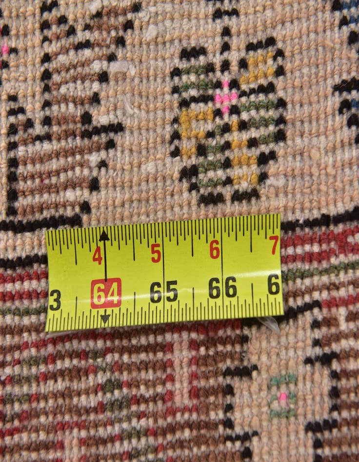 Detail image of 3' 7 x 10' 6  Hand Knotted Farahan Persian Wool Runner Rug