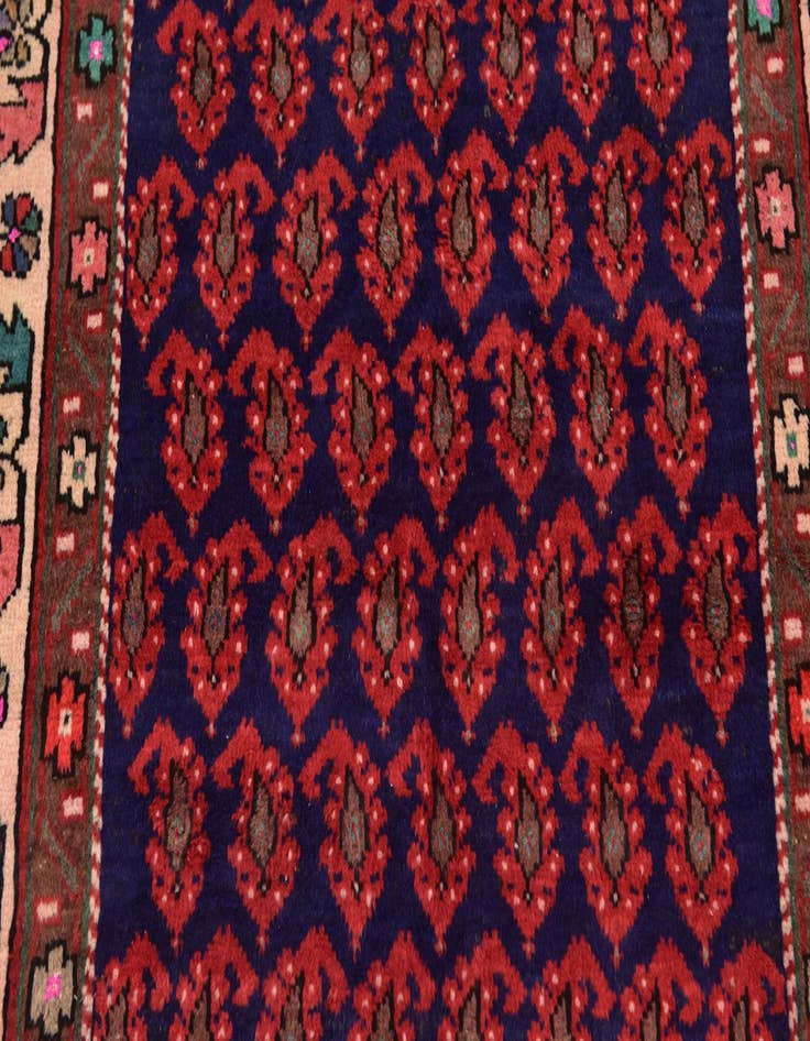 Detail image of 3' 7 x 10' 6  Hand Knotted Farahan Persian Wool Runner Rug